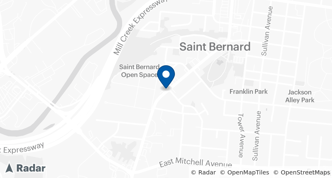 Map of Dairy Queen Location:: 4437 Vine St, Saint Bernard, OH, 45217-1642